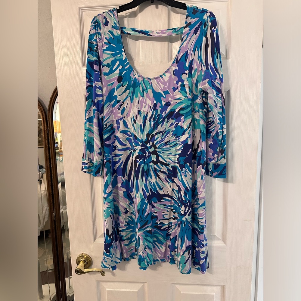 Lilly Pulitzer Emma Swing Dress Off Tropic size XL